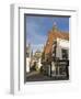 Harvey's Brewery Shop on Cliffe High Street, with the Brewery Behind, Lewes, East Sussex-Hazel Stuart-Framed Photographic Print