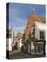 Harvey's Brewery Shop on Cliffe High Street, with the Brewery Behind, Lewes, East Sussex-Hazel Stuart-Stretched Canvas