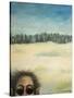 Harveys Failed Beach Selfie-Tim Nyberg-Stretched Canvas