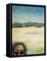 Harveys Failed Beach Selfie-Tim Nyberg-Framed Stretched Canvas