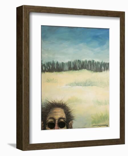 Harveys Failed Beach Selfie-Tim Nyberg-Framed Giclee Print