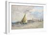 Harwich, from the Sea-Charles Bentley-Framed Giclee Print