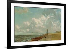 Harwich, the Low Lighthouse and Beacon Hill, c.1820-John Constable-Framed Giclee Print