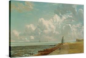 Harwich, the Low Lighthouse and Beacon Hill, c.1820-John Constable-Stretched Canvas