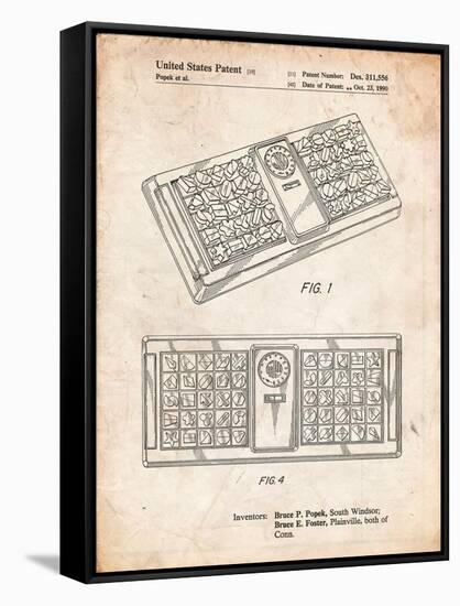 Hasbro Concept Game Patent-Cole Borders-Framed Stretched Canvas