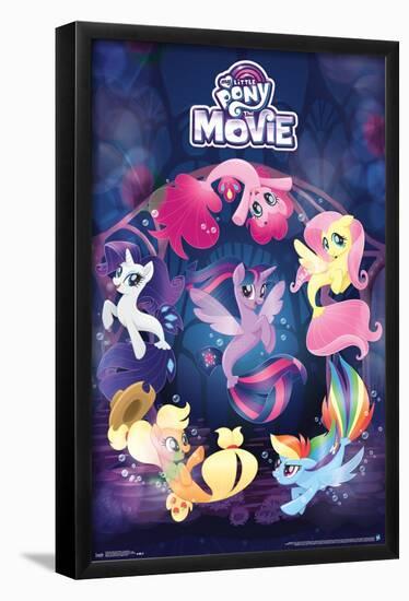 Hasbro My Little Pony Movie - Underwater-Trends International-Framed Poster