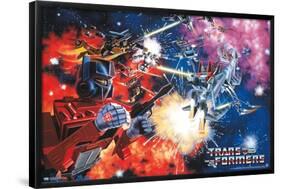 Hasbro Transformers - 1984 Key Art-Trends International-Framed Poster