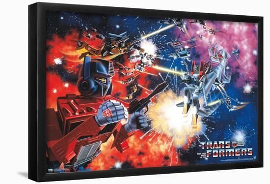 Hasbro Transformers - 1984 Key Art-Trends International-Framed Poster