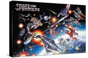 Hasbro Transformers - 1985 Key Art-Trends International-Stretched Canvas