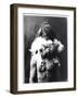 Haschezhini, a Navaho Indian, C.1904-05 (B/W Photo)-Edward Sheriff Curtis-Framed Giclee Print