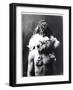 Haschezhini, a Navaho Indian, C.1904-05 (B/W Photo)-Edward Sheriff Curtis-Framed Giclee Print