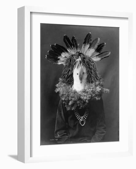 Haschogan - Navaho-Edward S^ Curtis-Framed Photographic Print