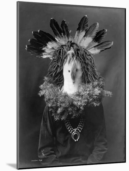 Haschogan - Navaho-Edward S^ Curtis-Mounted Photographic Print