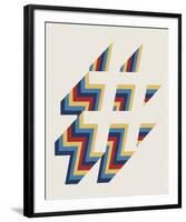 Hash Tag Layers-Tom Frazier-Framed Giclee Print