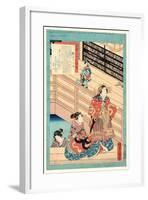 Hashidate No Hanashi-Utagawa Toyokuni-Framed Giclee Print