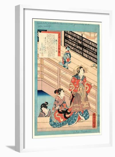 Hashidate No Hanashi-Utagawa Toyokuni-Framed Giclee Print