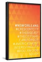 Hashtag City New Orleans-null-Framed Poster