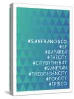 Hashtag City San Francisco-null-Stretched Canvas