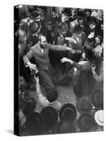 Hasidim Dance Ecstatically on Lag B'Omer Day-Paul Schutzer-Stretched Canvas