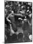 Hasidim Dance Ecstatically on Lag B'Omer Day-Paul Schutzer-Mounted Photographic Print