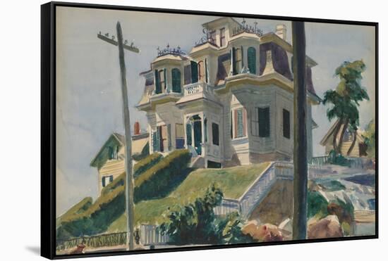 Haskell's House, 1924-Edward Hopper-Framed Stretched Canvas