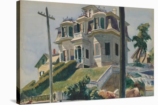 Haskell's House, 1924-Edward Hopper-Stretched Canvas