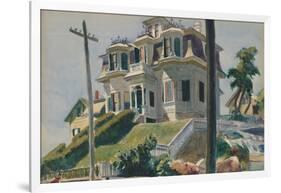 Haskell's House, 1924-Edward Hopper-Framed Art Print