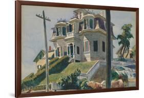 Haskell's House, 1924-Edward Hopper-Framed Art Print