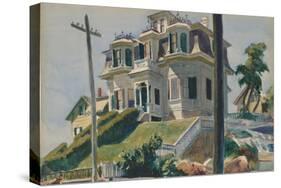 Haskell's House, 1924-Edward Hopper-Stretched Canvas