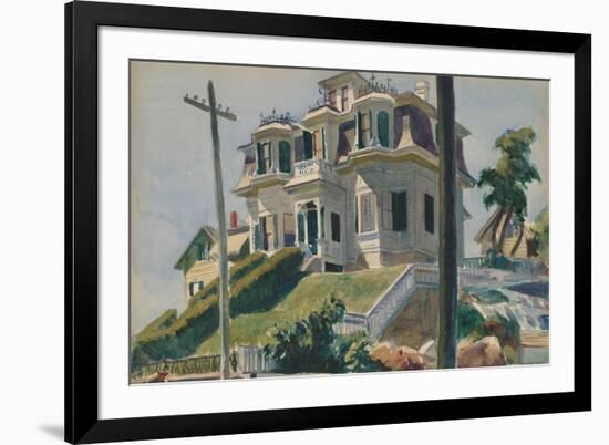 Haskell's House, 1924-Edward Hopper-Framed Art Print