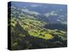 Haslital in the Bernese Oberland in bird's-eye view-enricocacciafotografie-Stretched Canvas