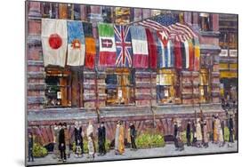 Hassam: Allied Flags, 1917-Childe Hassam-Mounted Giclee Print