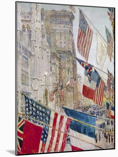 Hassam: Allies Day, May 1917-Childe Hassam-Mounted Giclee Print