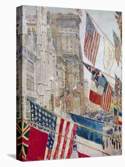 Hassam: Allies Day, May 1917-Childe Hassam-Stretched Canvas