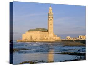 Hassan II Mosque, Casablanca, Morocco, North Africa, Africa-Bruno Morandi-Stretched Canvas