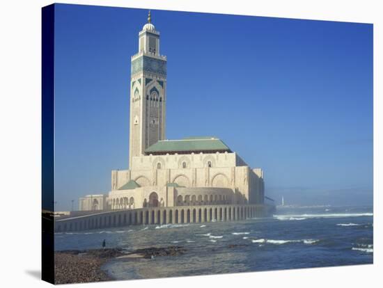 Hassan II Mosque, Casablanca, Morocco, North Africa, Africa-Simanor Eitan-Stretched Canvas