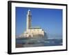 Hassan II Mosque, Casablanca, Morocco, North Africa, Africa-Simanor Eitan-Framed Photographic Print