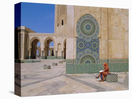 Hassan II Mosque, Casablanca, Morocco-Gavin Hellier-Stretched Canvas