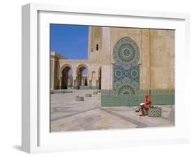 Hassan II Mosque, Casablanca, Morocco-Gavin Hellier-Framed Photographic Print