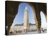 Hassan II Mosque, Casablanca, Morocco-Walter Bibikow-Stretched Canvas