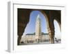 Hassan II Mosque, Casablanca, Morocco-Walter Bibikow-Framed Photographic Print