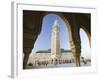 Hassan II Mosque, Casablanca, Morocco-Walter Bibikow-Framed Photographic Print