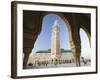 Hassan II Mosque, Casablanca, Morocco-Walter Bibikow-Framed Photographic Print