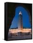 Hassan II Mosque, Casablanca, Morocco-Walter Bibikow-Framed Stretched Canvas