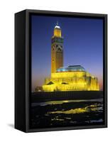 Hassan Ii Mosque, Casablanca, Morocco-Gavin Hellier-Framed Stretched Canvas