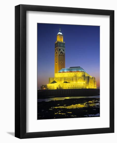 Hassan Ii Mosque, Casablanca, Morocco-Gavin Hellier-Framed Photographic Print