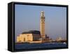 Hassan Ii Mosque in Casablanca, the Third Largest in World after Those at Mecca and Medina, Morocco-Julian Love-Framed Stretched Canvas