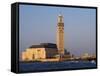 Hassan Ii Mosque in Casablanca, the Third Largest in World after Those at Mecca and Medina, Morocco-Julian Love-Framed Stretched Canvas