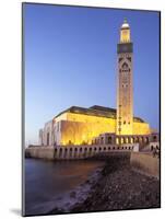 Hassan Ii Mosque in Casablanca, the Third Largest in World after Those at Mecca and Medina, Morocco-Julian Love-Mounted Photographic Print