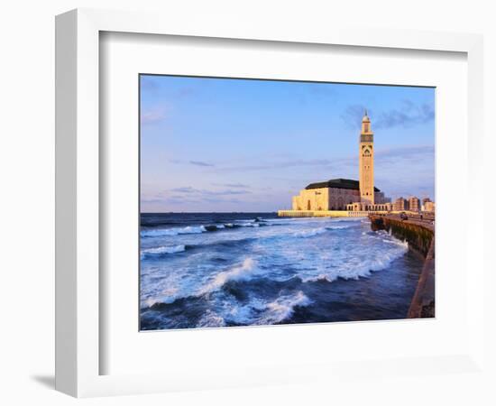 Hassan Ii Mosque in Casablanca-Karol Kozlowski-Framed Photographic Print